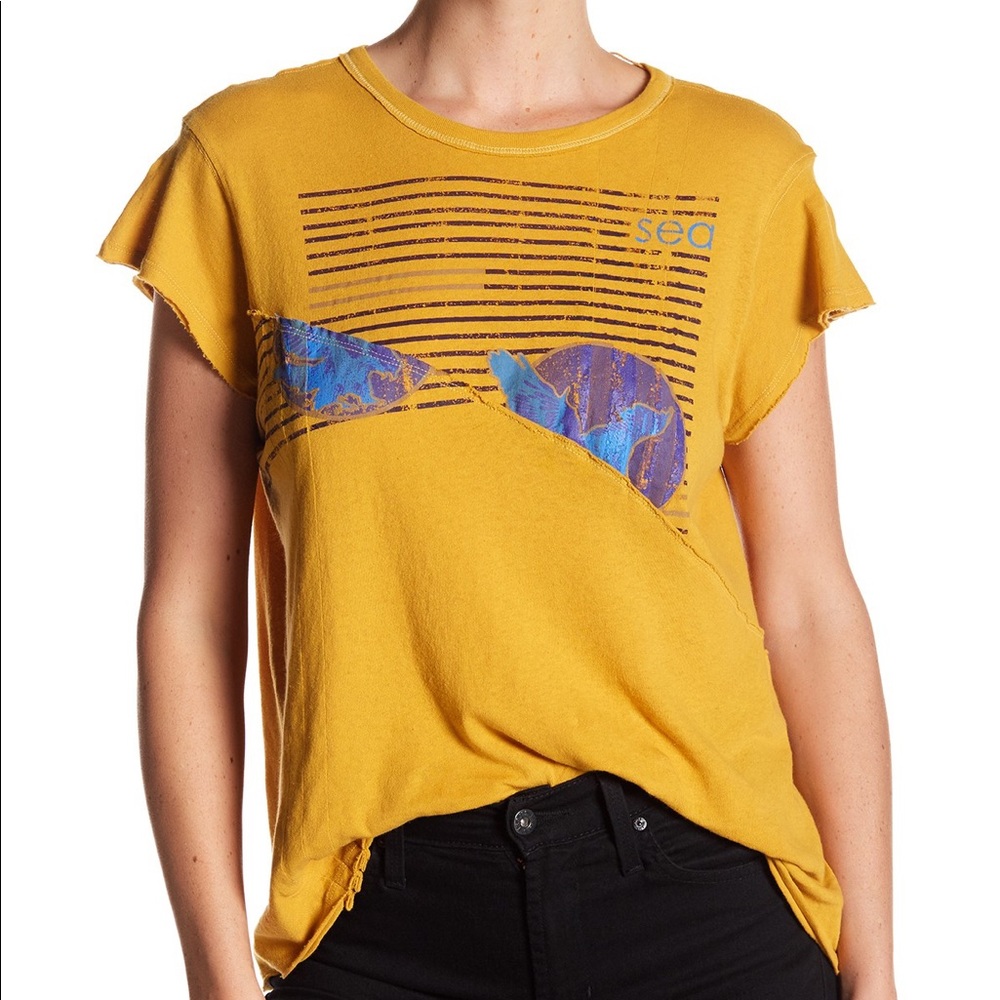 Free People Radio Rock Graphic Tee - XS